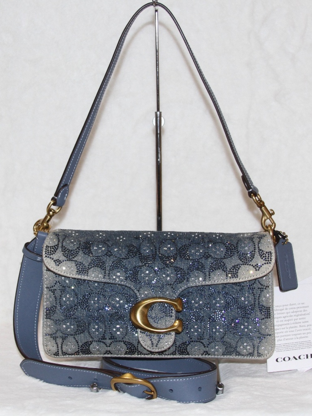 NWT COACH Crystal Tabby Shoulder Bag 26